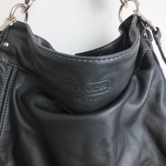 COACH 1941 ZOE LEATHER CONVERTIBLE HOBO SHOULDER BAG - Picture 5 of 9
